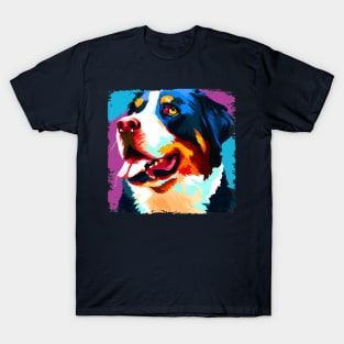 Greater Swiss Mountain Dog Pop Art - Dog Lover Gifts T-Shirt